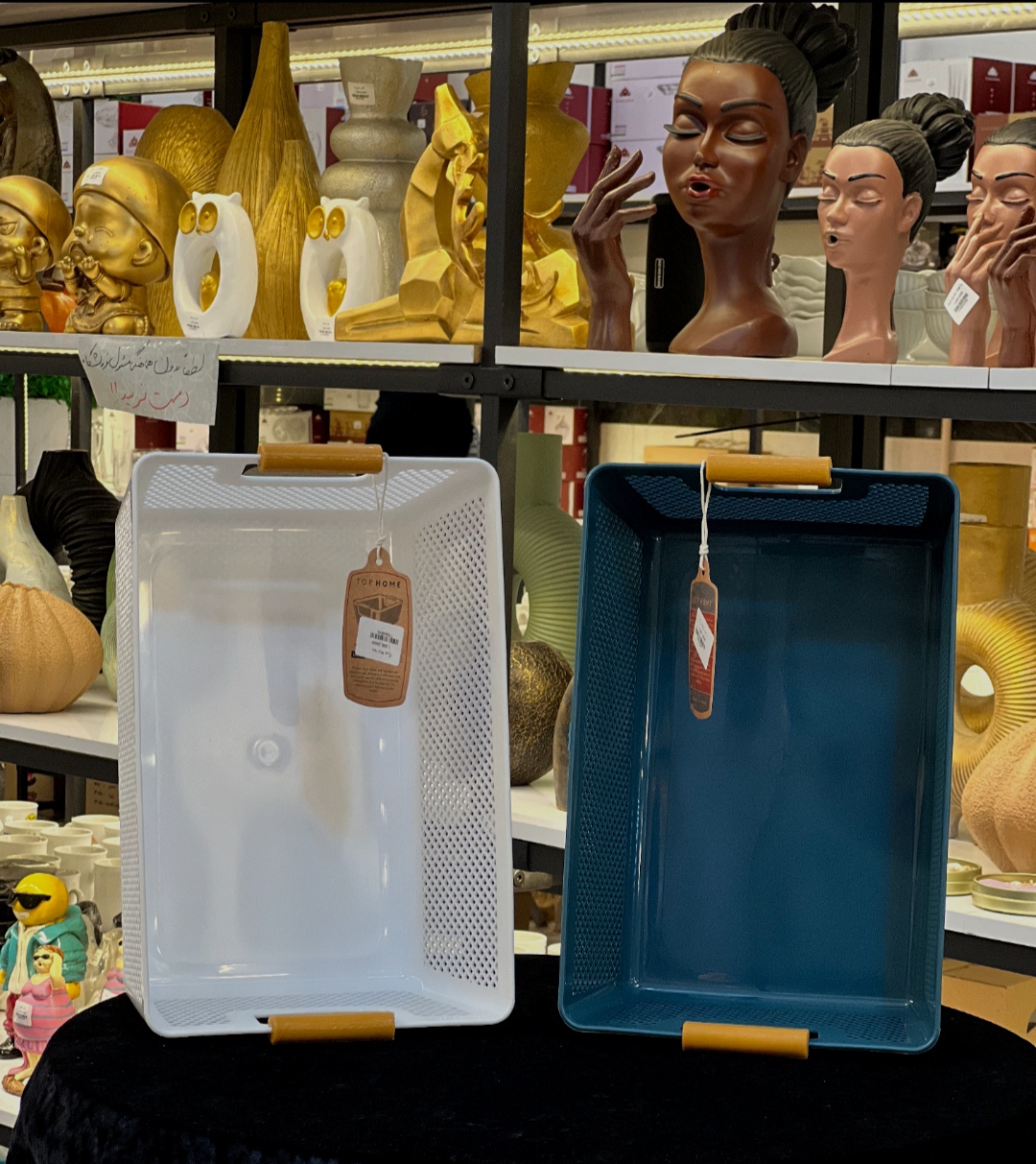 سبد ترمه بزرگ پلاستیکی مقاوم، کاربردی و مناسب نظم‌ دهی